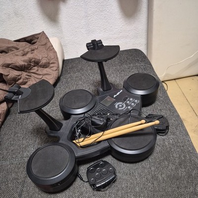 2 stk Sheffield E-Drum-Set, Elektronisches Schlagzeug mit jeweils, 6 Pads