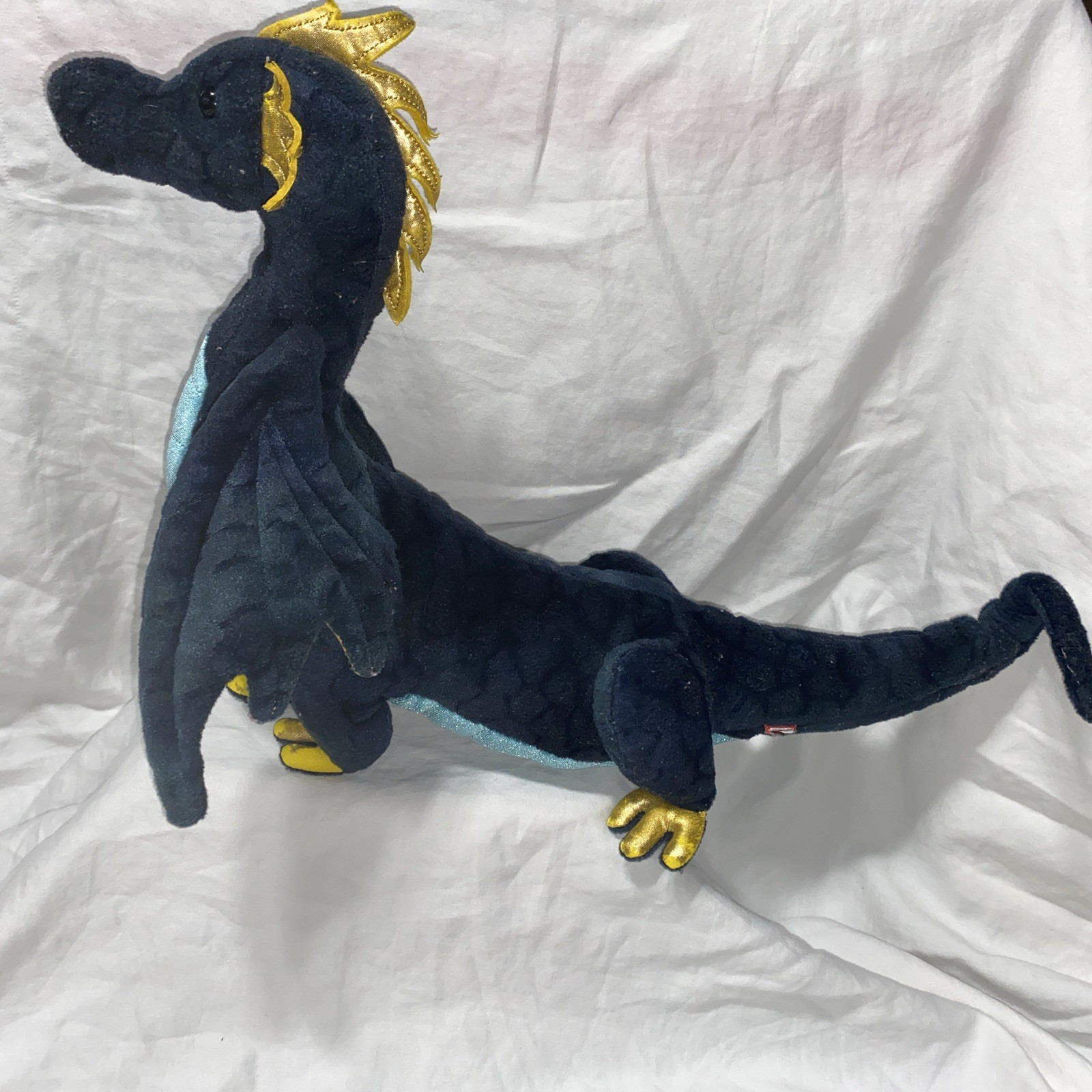 ARAGON the Plush NAVY DRAGON Stuffed Animal by Douglas Cuddle Toys 727