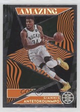 2021-22 Panini Illusions Amazing Orange Giannis Antetokounmpo #7 gb9