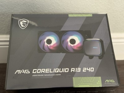 MSI MAG Coreliquid A13 240 AIO CPU Cooler ARGB Liquid LGA 1851 1700 AM5 AM4 New
