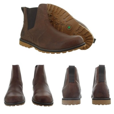 TIMBERLAND MEN\'S 12 ATTLEBORO BOOTS BROWN LEATHER ANKLE CHUKKA NIB Amazon.com | Timberland Men main image 3