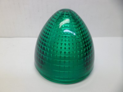 MARUYASU ELECTRONICS HK3-134 GREEN LENS COVER OD THREADED BASE NOS Free ship USA