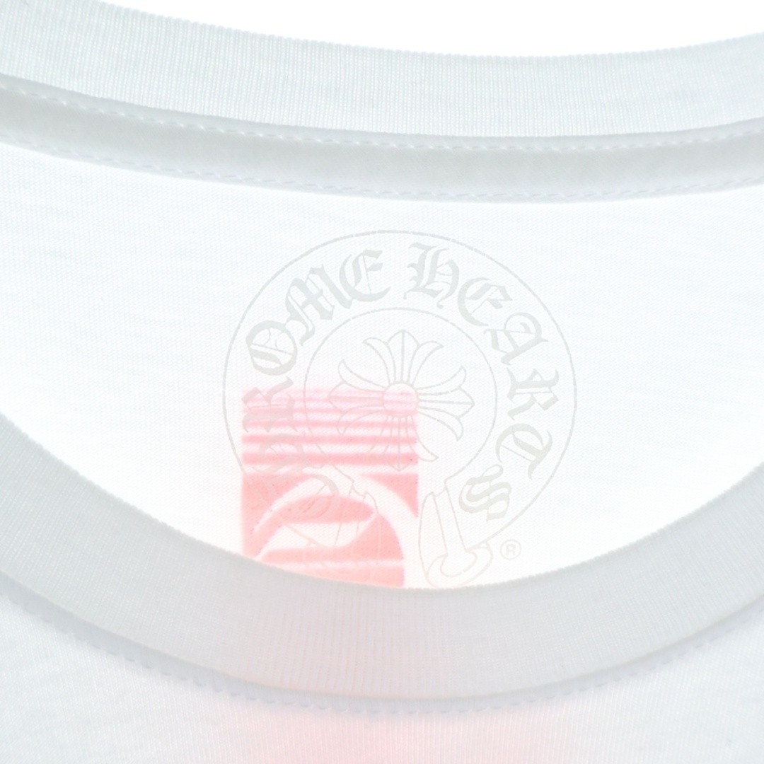 CHROME HEARTS Neon Pink Stripe Logo Tee Striped Short Sleeve T-shirt Top Used 1d thumbnail 7