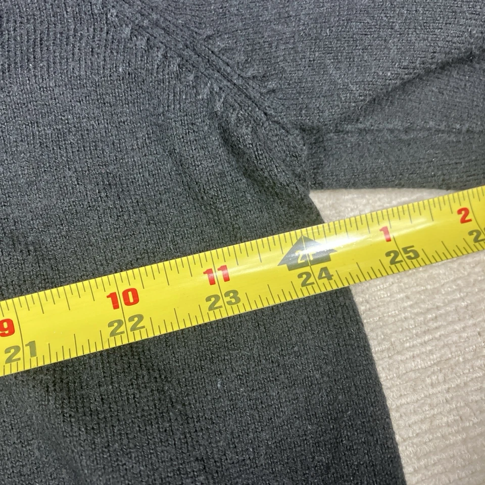 Suéter masculino Y2K Eddie Bauer gola alta algodão cashmere Steve Jobs tamanho G - Imagem 3 de 4