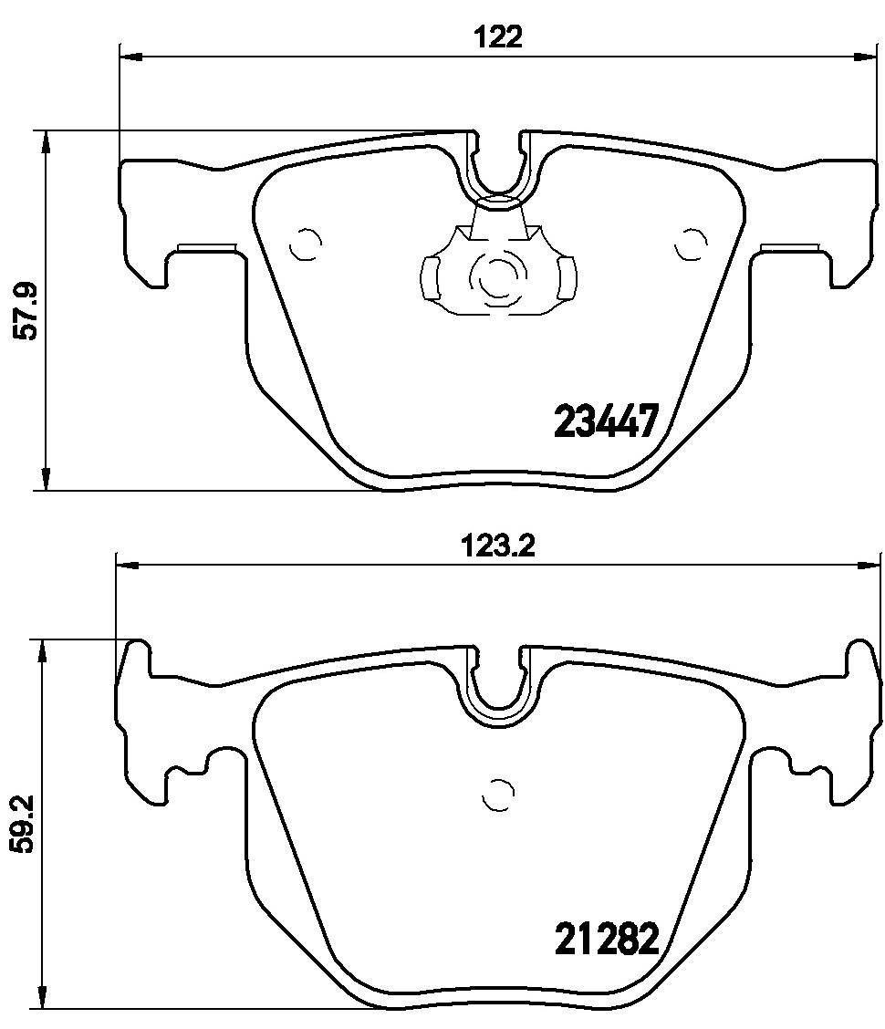 Brembo P06029 Bremsbelagsatz für Scheibenbremse Bremsbelagsatz für BMW - Bild 5
