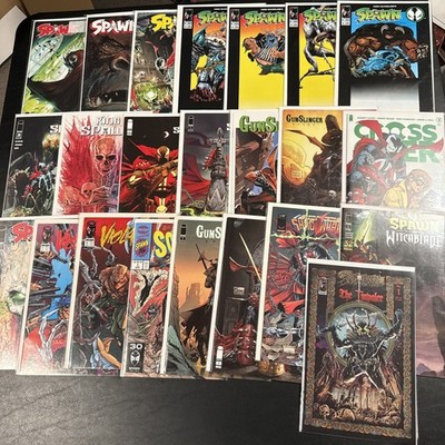 23 - Todd Mcfarlane Spawn Lot Comics King Spawn Gunslinger Spawn 1