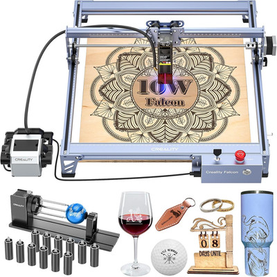 Falcon Pro 10W Laser Engraver - 3-in-1 for Wood, Metal, Acrylic & More