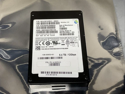 SAMSUNG/ 6.4TB 2.5" 12G SAS SSD MZILS6T4HMLS-000G5 Parts/repair
