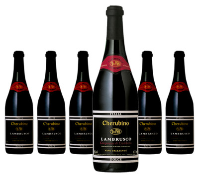 6 x Medici Ermete & Figli Cherubino Lambrusco Grasparossa di Castelvetro