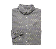 GANT RUGGER Men's Dreamy Oxford Gingham Dobby Dylan Shirt 341153 Size M 145 NWT