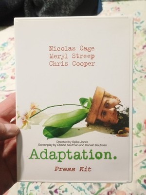 Adaptation Digital press Kit CD ROM Nicolas Cage eryl Streep Chris Cooper 2002