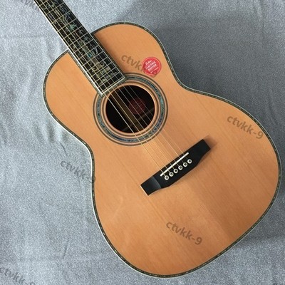 Custom Acoustic Guitar Bone Nut Stainless Rounded Fret Tree of Life Inlay Stock
