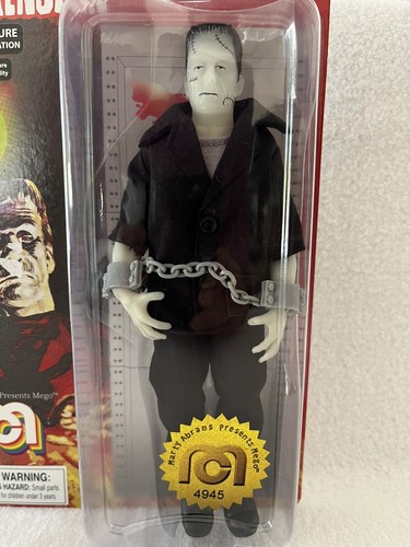 Frankenstein Mego 8" Retro Figure Horror Glow In The Dark 4945 Figure New - Picture 2 of 5