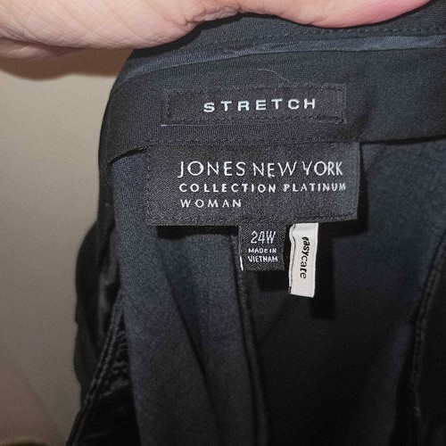 Jones New York Platinum Dress Pants Wool Blend sz 24w - Picture 5 of 5