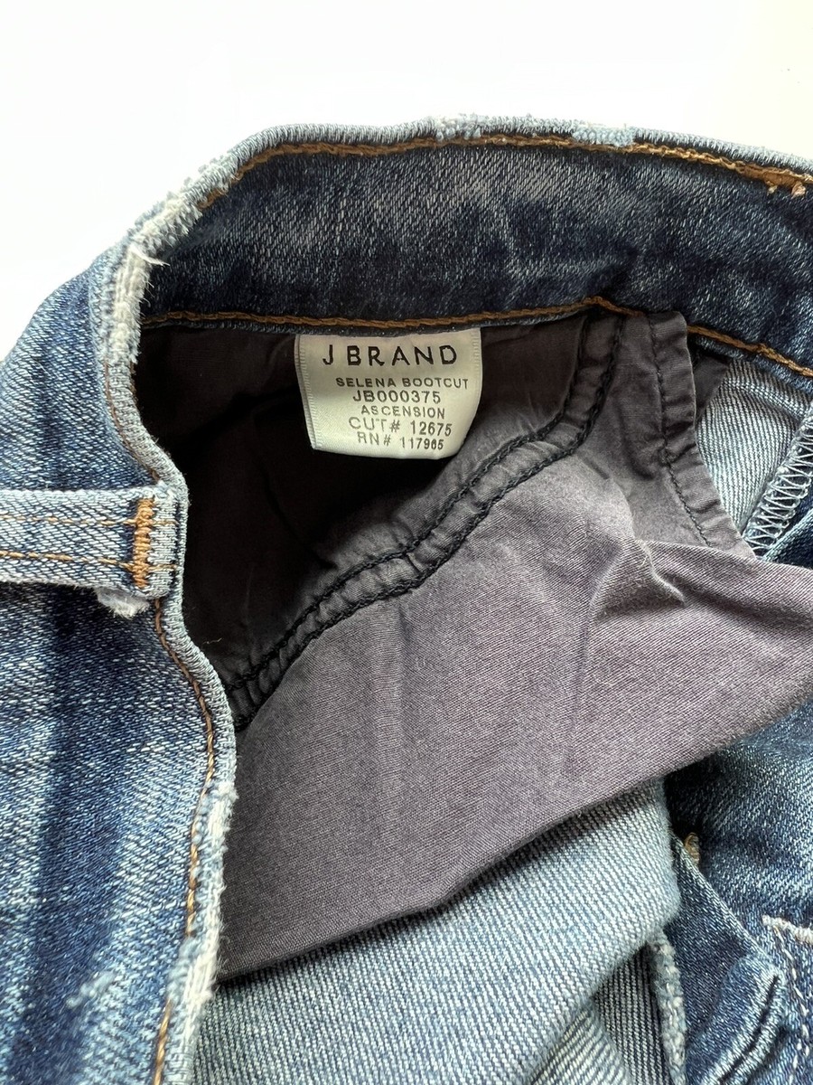 Selena J Brand Rn 117965 J BRAND Selena Metallic Leopard Print