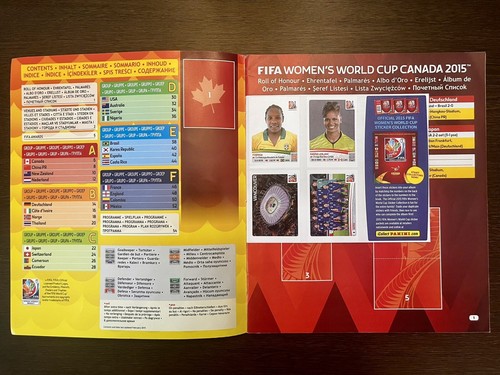 Album VUOTO originale Panini 2015 Mondiali femminili Canada - Foto 5 di 7