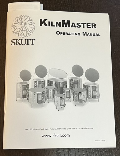 06 Pottery-Skutt Kiln Master -Owner’s Manual,Catalog & Instruction CD-2006 NOS - Picture 3 of 11