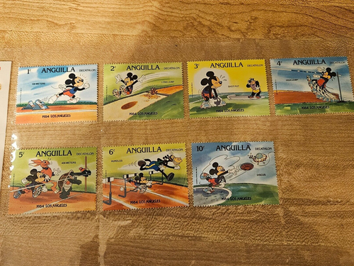 Lot of 142 Disney Collectible Stamps 1981 thru 1989 *See List* - Picture 2 of 22