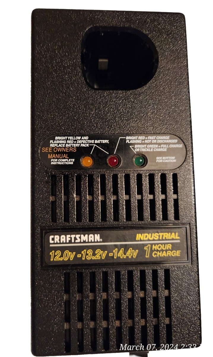 Craftsman OEM Industrial Hour Fast Battery Charger 12V  974062-001