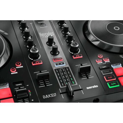 Hercules Inpulse 300 MK2 DJ Controller mit DJ45 Kopfhörer und Mikrofasertuch - Bild 6 von 10