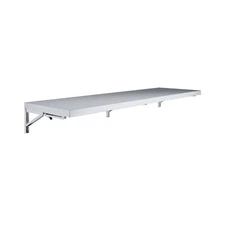 AmGood 18 in. x 60 in. Stainless Steel Folding Wall Shelf