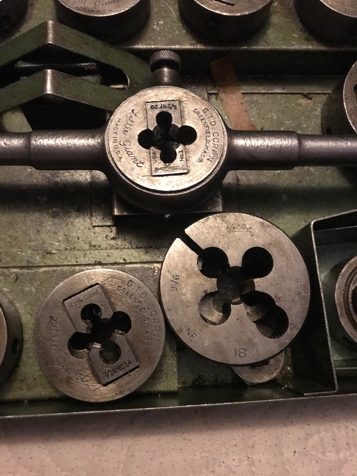 Greenfield Little Giant Screw Plate Die Set 310 Vintage eBay