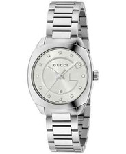 Gucci GG2570 SWISS Quartz Diamonds Stainless Steel Ladies Watch YA142504