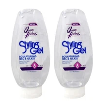 2 X Queen Helene Styling Sculpturing Hair Gel 20oz Extra Firm Hold Level 8