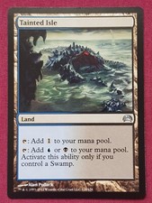 Magic The Gathering PLANECHASE 2012 TAINTED ISLE land card MTG
