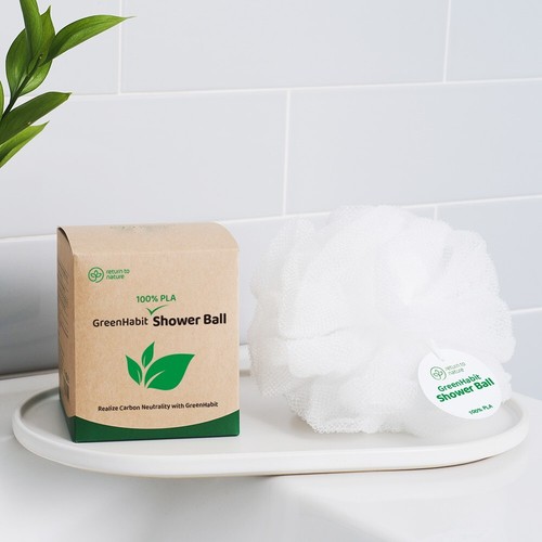 GreenHabit Senstive Shower Ball - Biomass (PLA100%)  No micro plastic - Foto 5 di 10