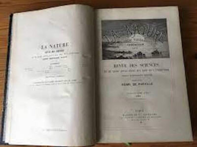 La Nature, Revue des sciences et de leurs applications aux arts et à