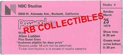 Password plus tv show