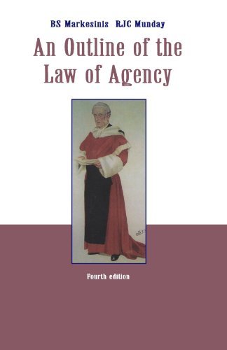 Outline Law Agency 4E.P. By Basil S. Markesinis