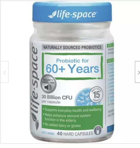 Life Space PROBIOTIC for 60+ YEARS - 40 Capsules - FREE SHIP Aus - Picture 1 of 3