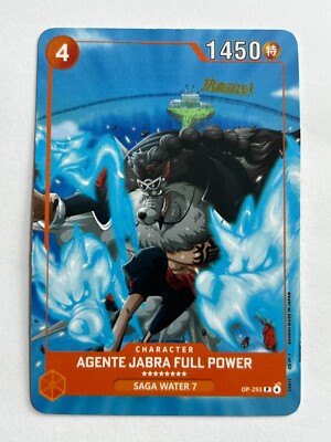 2024 ONE PIECE Card Game TCG #293 AGENT JABRA FULL POWER Peru Edition
