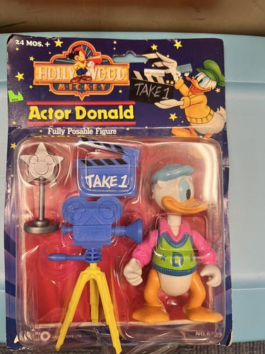 Disney Hollywood Mickey Mattel Arco Toys Actor Donald Action Figure New - Picture 3 of 7