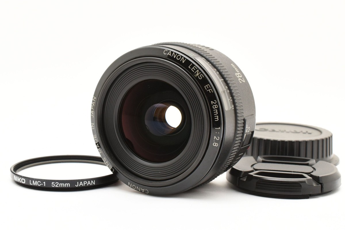 Canon EF 28mm f/2.8 Wide Angle AF Lens w/ filter [Good] from