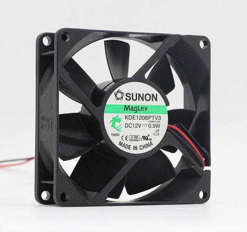 For SUNON KDE1208PTV3 12V 0.1A 0.8W 80*80*25mm cooling fan 2pin 3pin - Picture 2 of 12