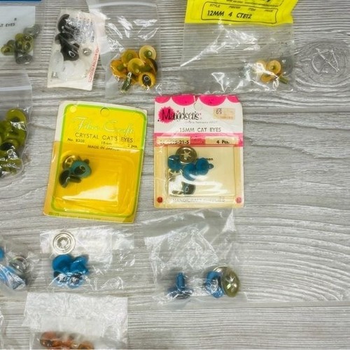 Großes Konvolut Bastel Häkeln / Puppe / Plüschtier Augen & Nasen Bastelpuppe - Bild 4 von 11