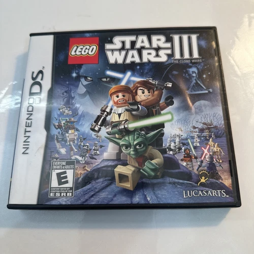 LEGO Star Wars III 3: The Clone Wars (Nintendo DS, 2011) CIB Complete - Tested