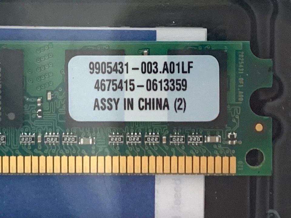 Kingston 2GB(2X1GB) PC2-6400 DDR2-800MHz non-ECC Unbuffered CL6 240-Pin DIMM - Image 4 of 4