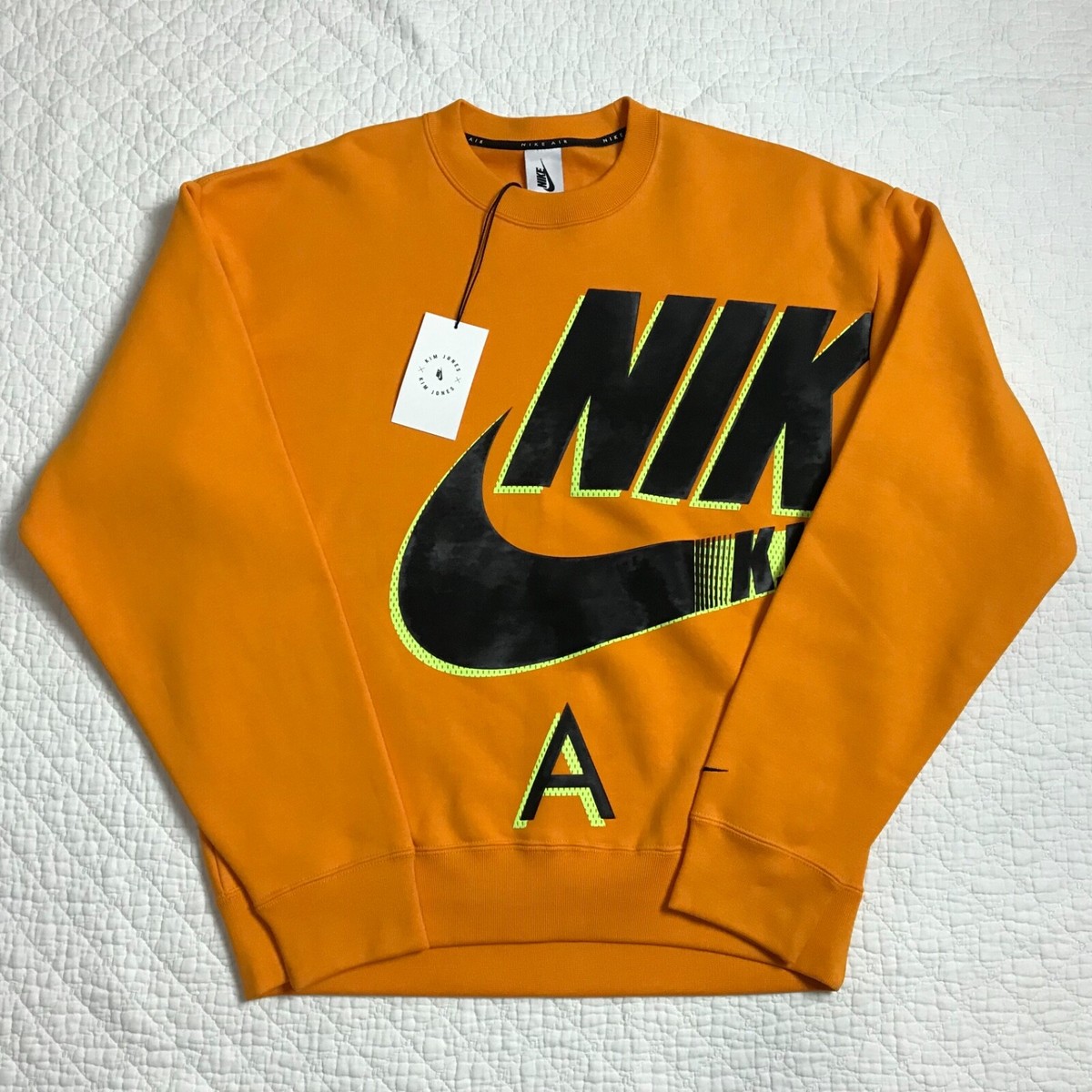 トップス NIKE 70s Nike x Kim Jones NRG AM Crewneck Sweatshirt Adult Unisex SZ S