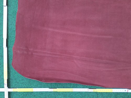Rindsleder rotbraun Velourleder ca.1,5-2mm dick Rindspalt zur Auswahl - Bild 3 von 42