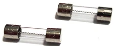 SET OF 2 SOCTSC 125V 6.3A 125V 6.3A SOC TSC 5mm x 20mm SLOW BLOW FUSES