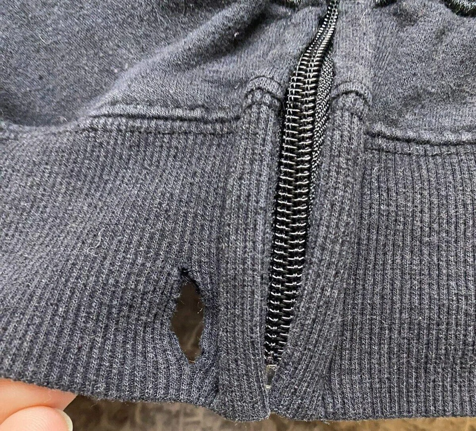 Star Wars Sweatshirt Youth Medium Black Darth Vader Full Zip Hoodie Boys - Image 4 of 4