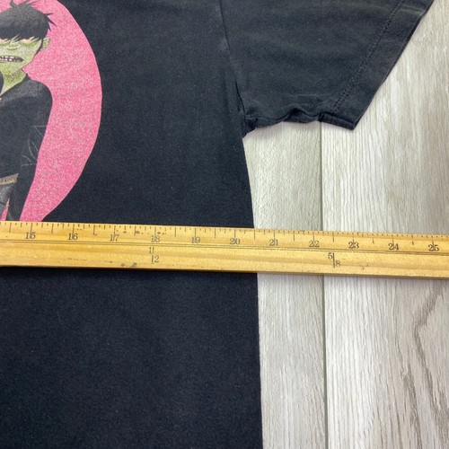 Gorillaz Humanz Shirt Large Black Graphic T-Shirt Digital Band Tour Tee * - Picture 6 of 11