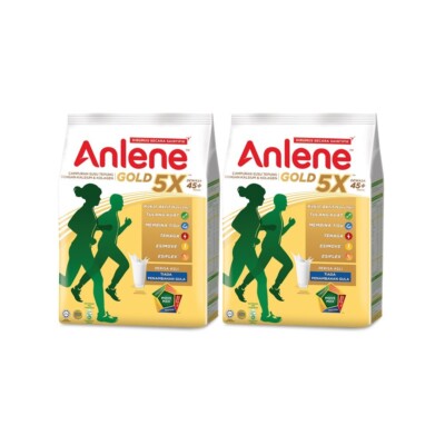 2x 1kg Anlene Gold High Calcium Protein Adult Milk Powder Stronger Bones