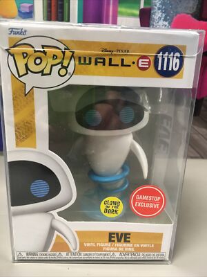 FUNKO POP Disney Eve 1116 Glow in the Dark Wall-E Special Edition EXCLUSIVE