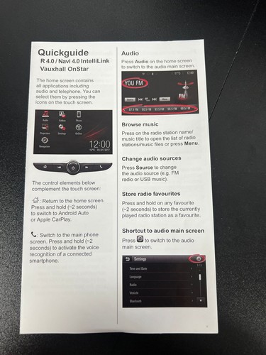 VAUXHALL GRANDLAND X OWNERS PACK / HANDBOOK / MANUAL + WALLET 2017~2022 (2018) ! - Picture 6 of 8