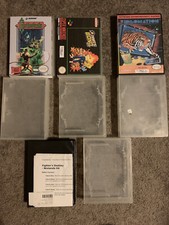 8 Hard plastic Video game cases - NO GAMES
